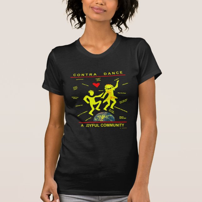 T-shirt Contre des cadeaux de danse (Devant)