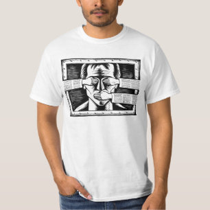 T-shirt Contre la censure dans la chemise du monde