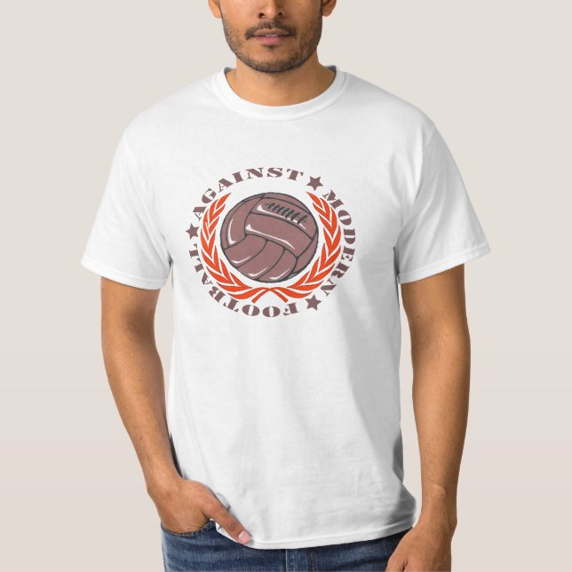 T-shirt Contre la chemise de football moderne (Devant)