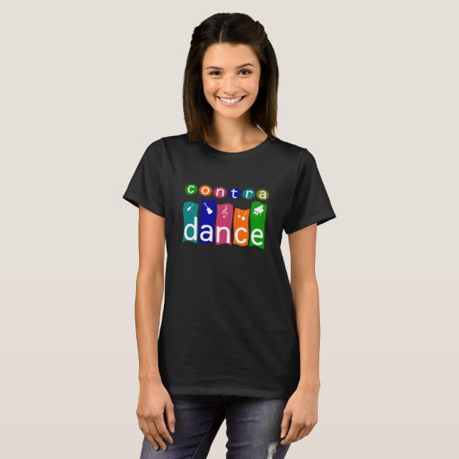 T-shirt Contre la danse 0218 (Devant entier)