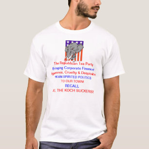 T-shirt contre le Tea Party