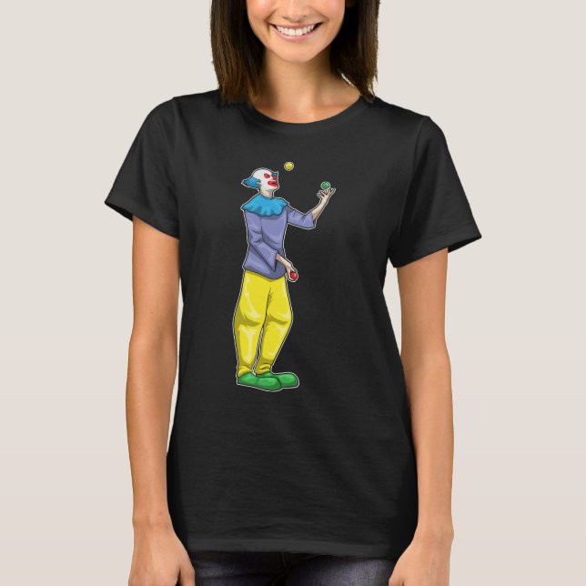 T-shirt Contrebandier Clown Halloween (Devant)