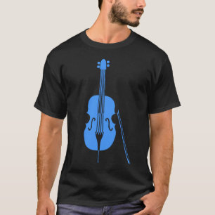 T-shirt Contrebasse - Bébé Bleu