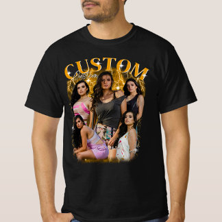 T-shirt Contrefaçon J'aime mon cœur de petite amie chaude 