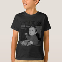 Contrefaçon vintage joyeux anniversaire photo fami