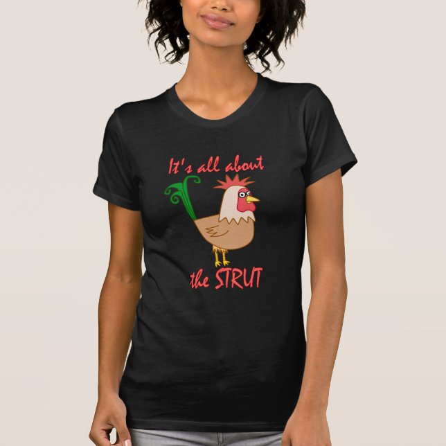 T-shirt Contrefiches de coq (Devant)