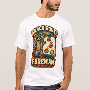 T-shirt Contremaître de la Route de Collations de Raton La