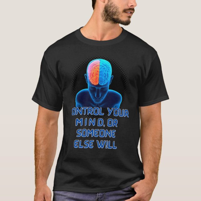 T-shirt Control Mind et chemin DSD DesignSafeDrug (Devant)