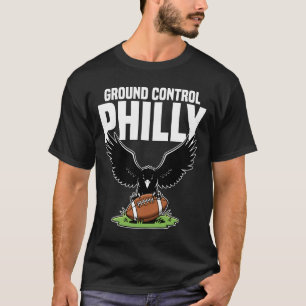 T-SHIRT CONTRÔLE AU SOL DE PHILADELPHIE - FOOTBALL AMÉRICA