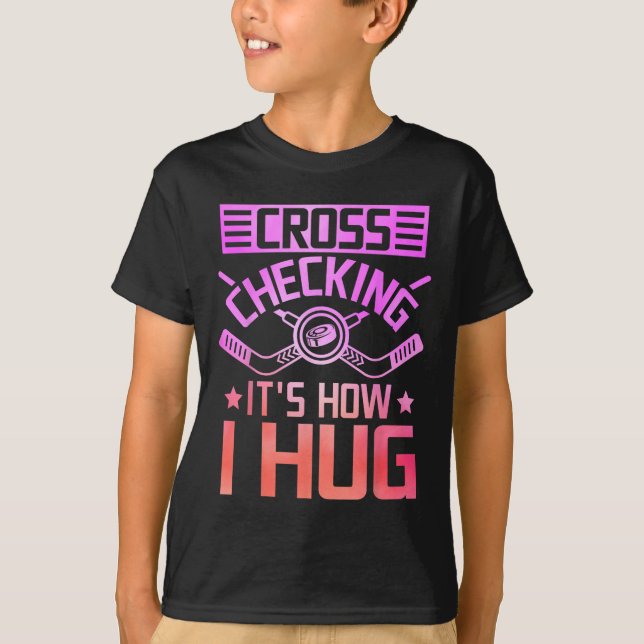 T-shirt Contrôle croisé C'est comme ça que je fais un câli (Devant)