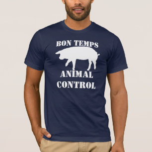 T-shirt Contrôle d'animal de Temps de fève