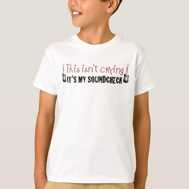 T-shirt Contrôle de bruit pleurant (Devant)