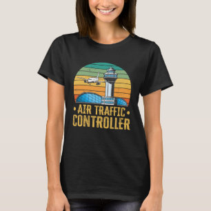 T-shirt Contrôle de la circulation aérienne Retro Air Traf
