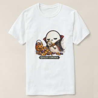 T-shirt Contrôle de Qualité Halloween Vampire Mignon