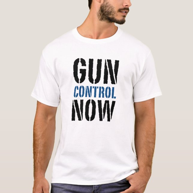T-shirt Contrôle des armes à feu maintenant (Devant)