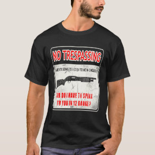 T-shirt Contrôle des Armes Défense d'Entrer 2ème Amendemen