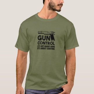 T-shirt Contrôle des armes. Il ne s'agit pas de fusils