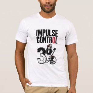 T-shirt - CONTRÔLE DES IMPULSIONS – 3% Ange contre Diable