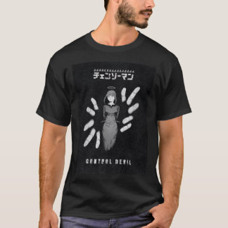 T-shirt Contrôle du Diable – Illustration sombre de Makima