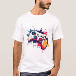 T-shirt Contrôler Toutes Les Choses Jeux Vidéo Contrôleur