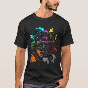 T-shirt Contrôler Toutes Les Choses Vidéo Game Contrôleur