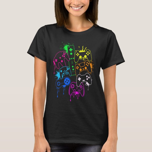 T-shirt Contrôler toutes les choses Video Game Controller  (Devant)