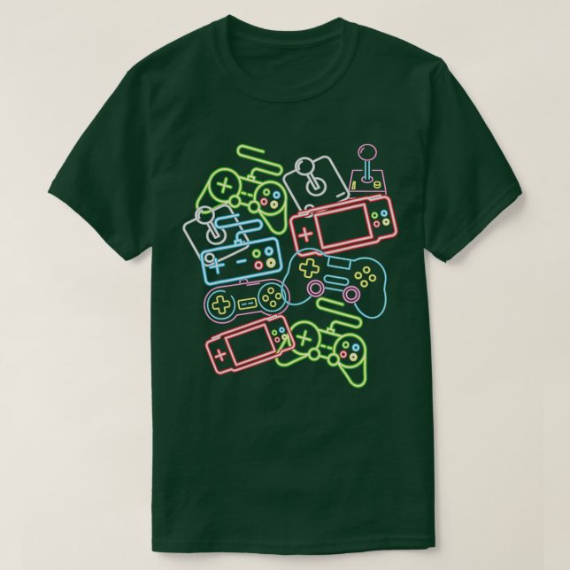 T-shirt Contrôler toutes les choses Video Game Controller  (Design devant)