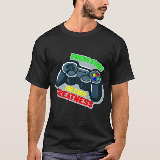 T-shirt contrôleur de jeu - amoureux du jeu (Devant)