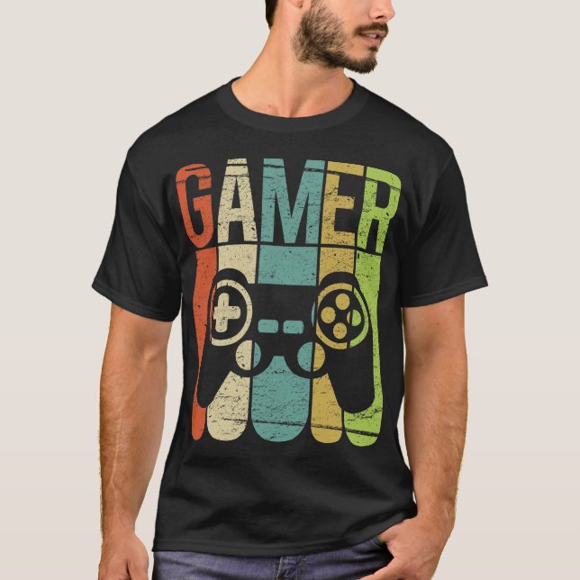 T-shirt Contrôleur de jeu Gamer (Devant)