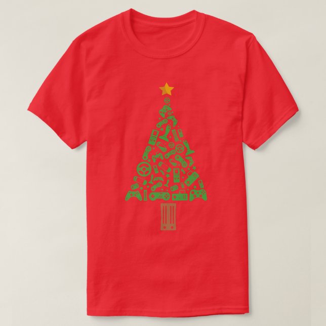 T-shirt Contrôleur de jeu vidéo de Noël Gamer Xmas Boys Gi (Design devant)