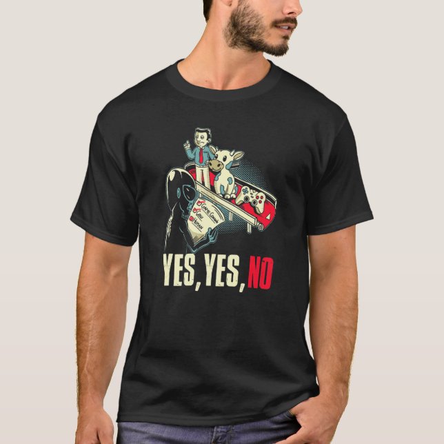 T-shirt Contrôleur de jeu vidéo de sélection d'extraterres (Devant)