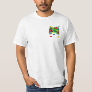 T-shirt Contrôleur de jeu vidéo sensibilisation sur l'auti