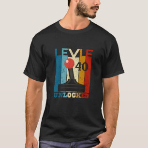 T-shirt Contrôleur de jeu vidéo Vintage déverrouillé de ni