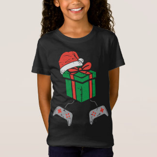 T-Shirt Contrôleur de jeu vidéo Xmas PJ's Noël