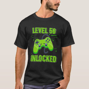 T-shirt Contrôleur de jeux vidéo déverrouillé de niveau an
