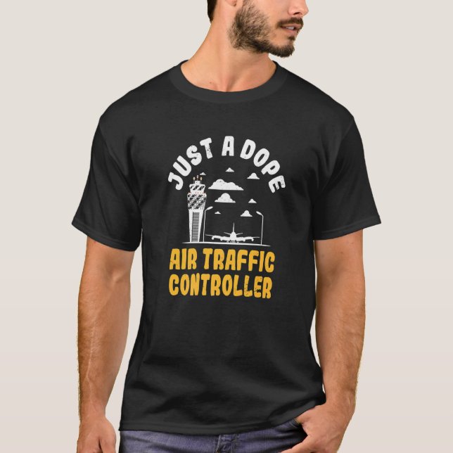 T-shirt Contrôleur de la circulation aérienne Atc Expert C (Devant)