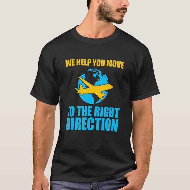T-shirt Contrôleur de la circulation aérienne direction dr (Devant)