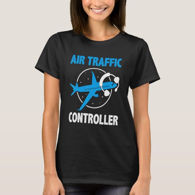 T-shirt Contrôleur de la circulation aérienne Expert en co (Devant)