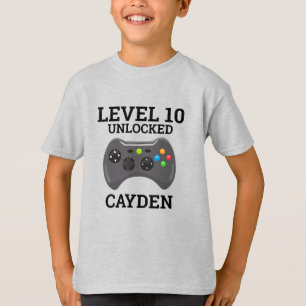 T-shirt Contrôleur de niveau de jeu vidéo Anniversaire Che
