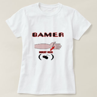 T-shirt Contrôleur d'insertion de Gamer ici