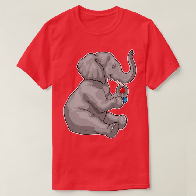 T-shirt Contrôleur éléphant (Design devant)
