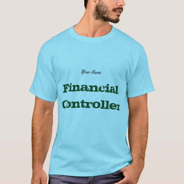 T-shirt "Contrôleur financier" (Devant)
