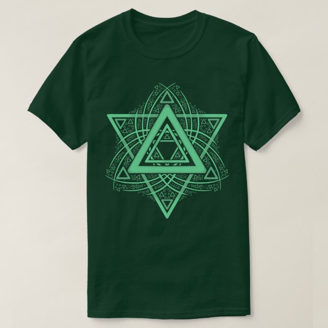 T-shirt Contrôleur Mandala Triangle (Design devant)