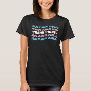 T-shirt Contrôleurs de jeu vidéo Gamer Trans Pride