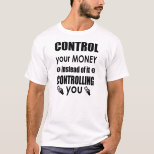 T-shirt Contrôlez votre argent Dave Ramsey devis Chemise
