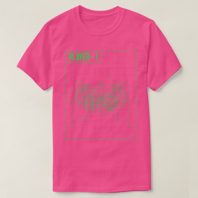 T-shirt Controller Tee Video Game Controller  (Design devant)