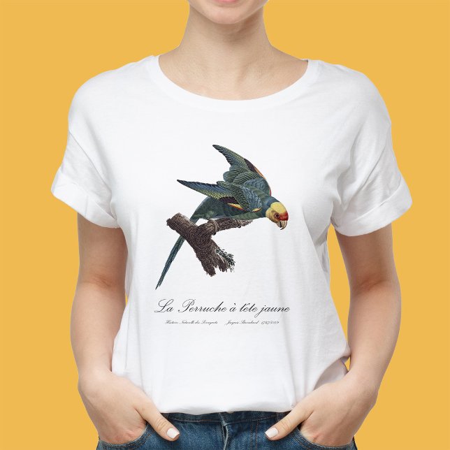 T-shirt Conure de Caroline, Conuropsis carolinensis (Carolina parakeet, Conuropsis carolinensis. Women Basic White T-Shirt)