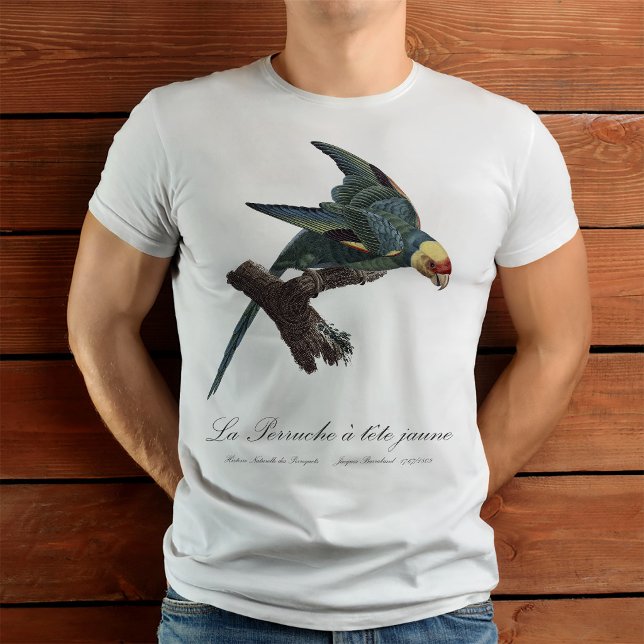 T-shirt Conure de Caroline, Conuropsis carolinensis (Carolina parakeet, Conuropsis carolinensis. Men Basic White T-Shirt)