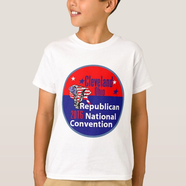 T-shirt Convention 2016 de républicain (Devant)