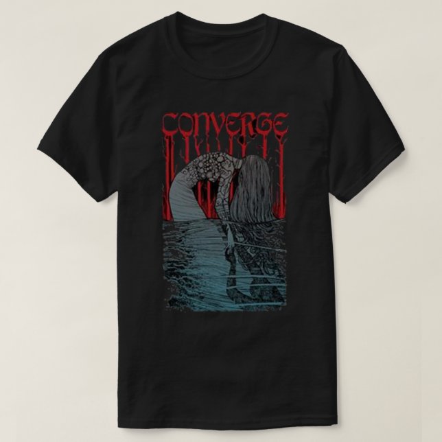 T-shirt Converger bande punk rock Converge Converge (Design devant)